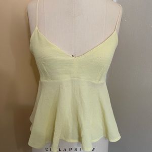 Zara Pale Yellow Top